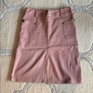 Absolu pink jean skirt